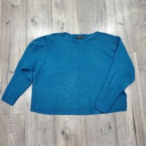 Lane Bryant | Blue Ribbed Knit Sweater